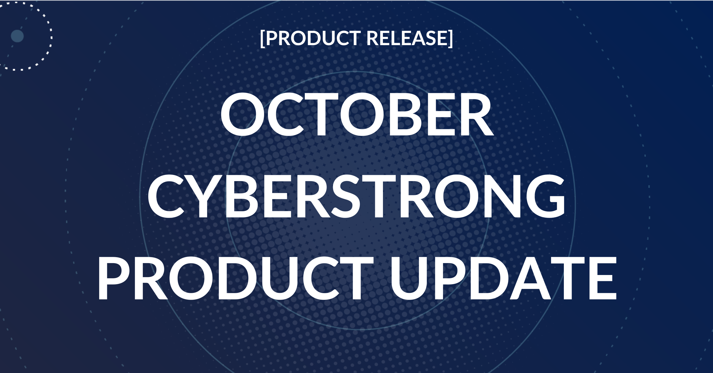 October Product Update