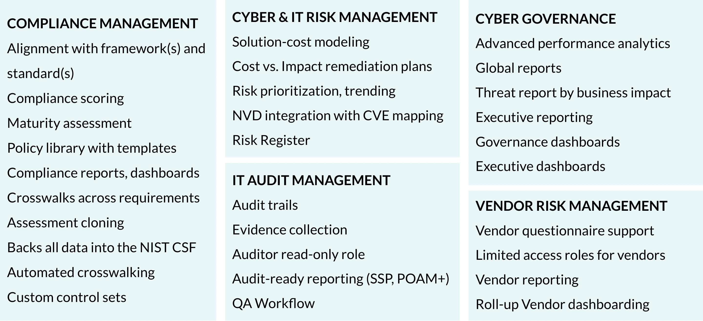 governance risk and compliance (GRC) software platform